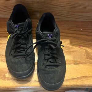 Nike Black and Yellow Kids Kobe 8 Protro